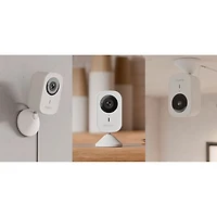 Caméra de surveillance 2K 4 Mpx intérieure/extérieure Wi-Fi avec fil à intelligence artificielle de Synology (CC400W) - Blanc