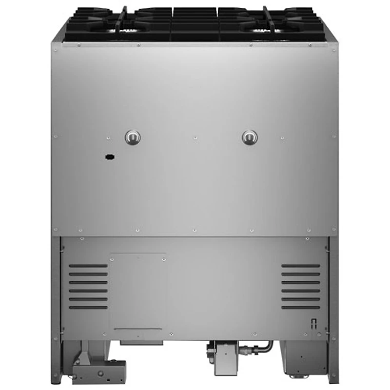 Cuisinière biénergie autonome à convection véritable 4 brûleurs 4,1 pi³ 30 po de KitchenAid (KFDS930SSS) - Acier inoxydable