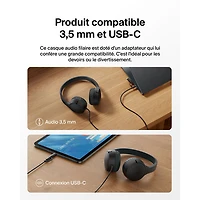 Belkin SoundForm Mini Over-Ear Noise Cancelling Wired Kids Headphones - Black