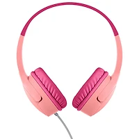 Belkin SoundForm Mini Over-Ear Noise Cancelling Wired Kids Headphones - Pink