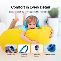 Belkin SoundForm Mini Over-Ear Noise Cancelling Wired Kids Headphones - Blue