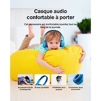 Belkin SoundForm Mini Over-Ear Noise Cancelling Wired Kids Headphones - Blue