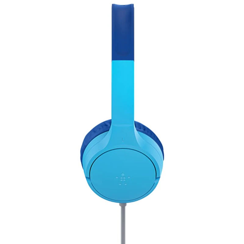 Belkin SoundForm Mini Over-Ear Noise Cancelling Wired Kids Headphones - Blue