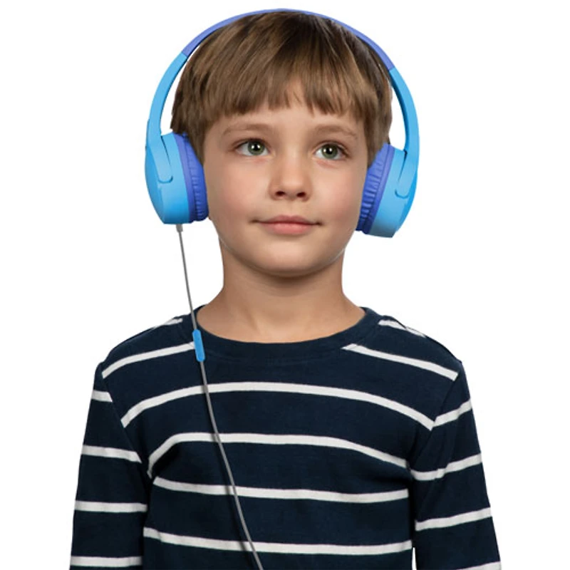 Belkin SoundForm Mini Over-Ear Noise Cancelling Wired Kids Headphones - Blue