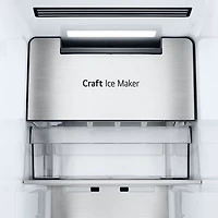 LG 36" 26.6 Cu. Ft. Side-By-Side Refrigerator with Water & Ice Dispenser (LL27T3530S) - PrintProof Stainless Steel