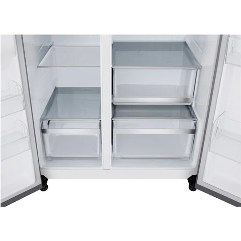LG 36" 26.6 Cu. Ft. Side-By-Side Refrigerator with Water & Ice Dispenser (LL27T3530S) - PrintProof Stainless Steel