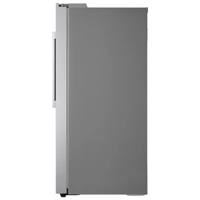 LG 36" 26.6 Cu. Ft. Side-By-Side Refrigerator with Water & Ice Dispenser (LL27T3530S) - PrintProof Stainless Steel
