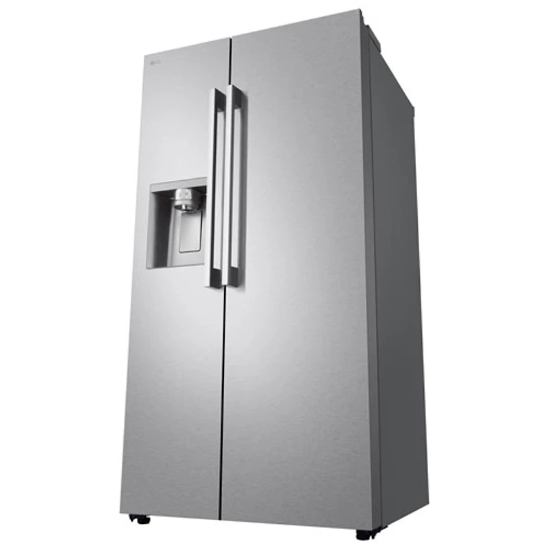 LG 36" 26.6 Cu. Ft. Side-By-Side Refrigerator with Water & Ice Dispenser (LL27T3530S) - PrintProof Stainless Steel