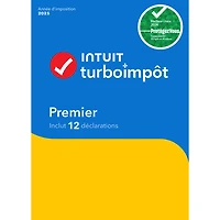 TurboImpôt Premier 2025 (PC) - 1 utilisateurs - 12 déclarations - Français - Téléchargement numérique