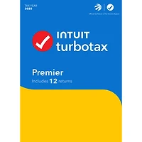 TurboTax Premier 2025 (PC) - 1 utilisateur - 12 déclarations - Anglais - Téléchargement numérique