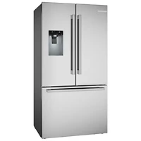 Réfrigérateur à deux portes 21,6 pi³ 36 po avec distributeur d'eau et de glace de Bosch (B36CD52SNS) - Acier inoxydable