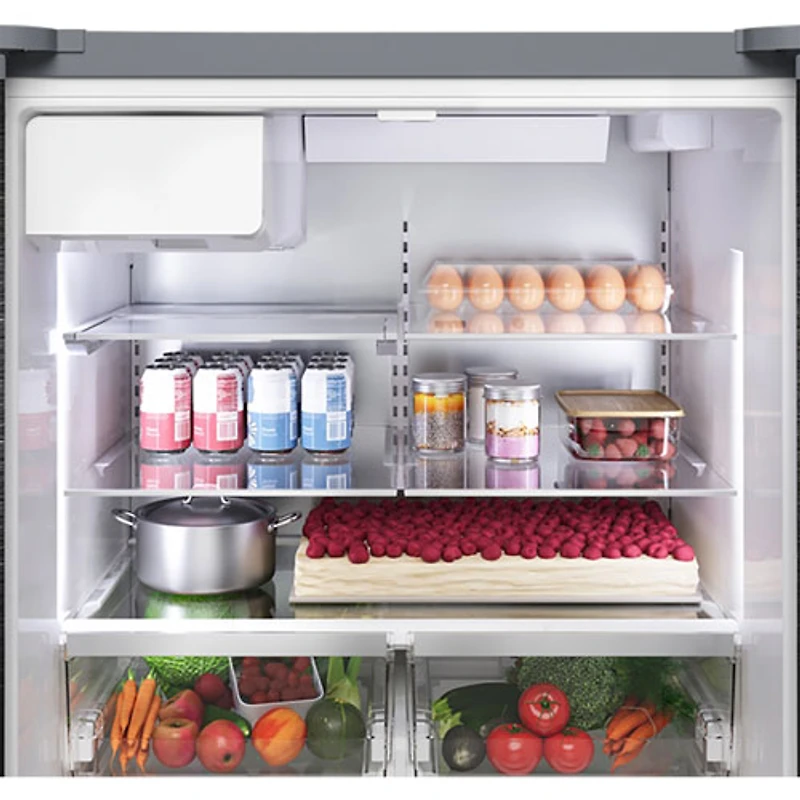 Réfrigérateur à deux portes 21,6 pi³ 36 po avec distributeur d'eau et de glace de Bosch (B36CD52SNS) - Acier inoxydable