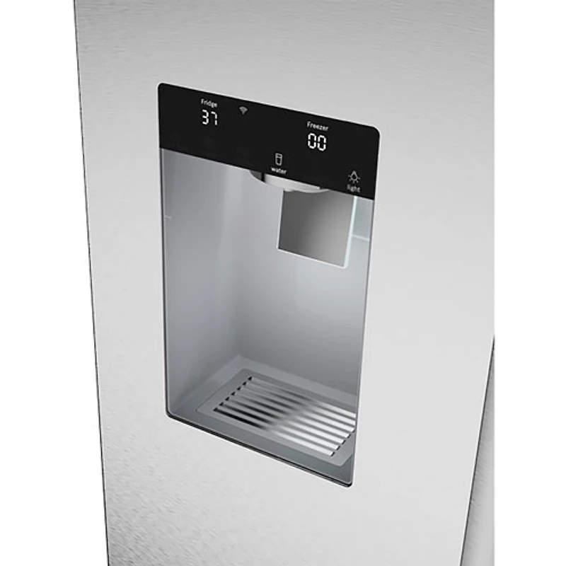 Réfrigérateur à deux portes 21,6 pi³ 36 po avec distributeur d'eau et de glace de Bosch (B36CD52SNS) - Acier inoxydable