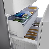 Réfrigérateur à deux portes 21,6 pi³ 36 po avec distributeur d'eau et de glace de Bosch (B36CD52SNS) - Acier inoxydable