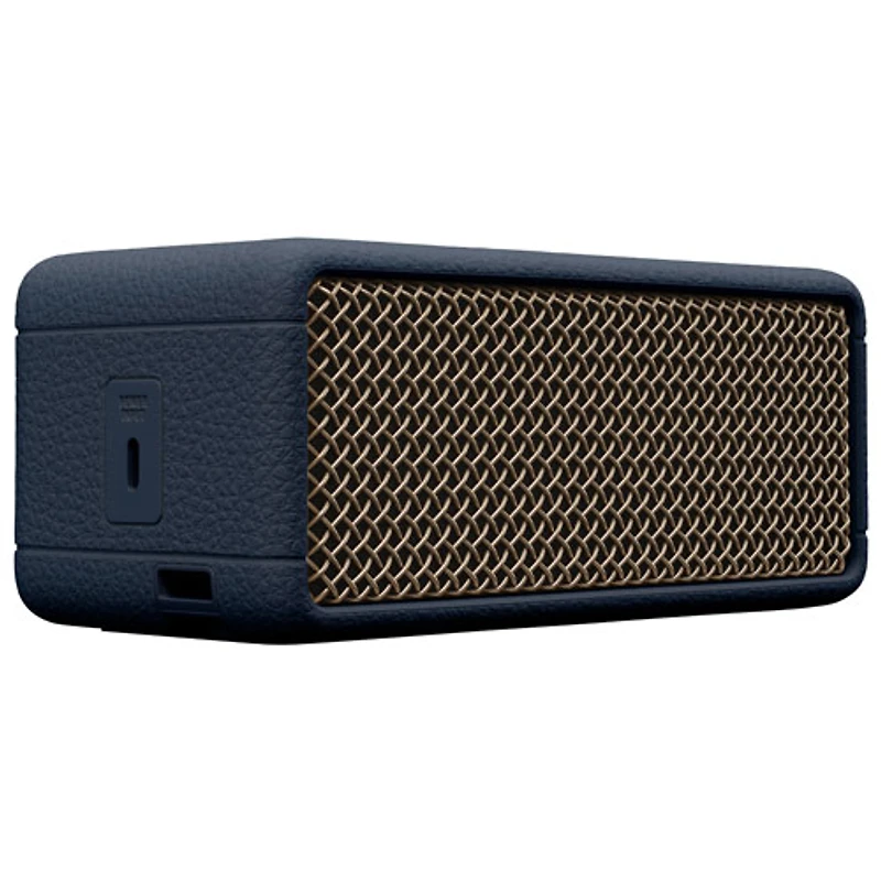 Haut-parleur sans fil Bluetooth étanche Emberton III de Marshall - Bleu minuit