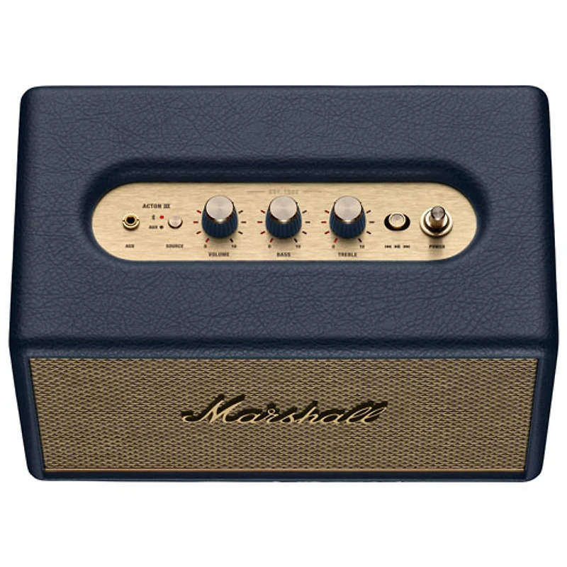 Marshall Acton III Waterproof Bluetooth Wireless Speaker - Midnight Blue