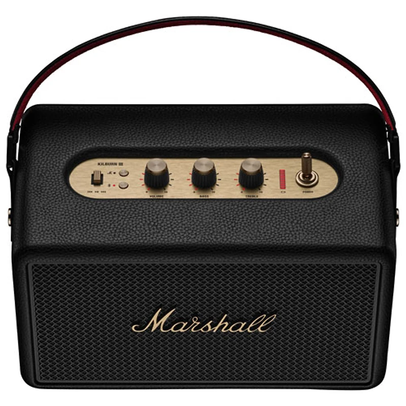 Haut-parleur sans fil Bluetooth étanche Kilburn III de Marshall - Noir et laiton