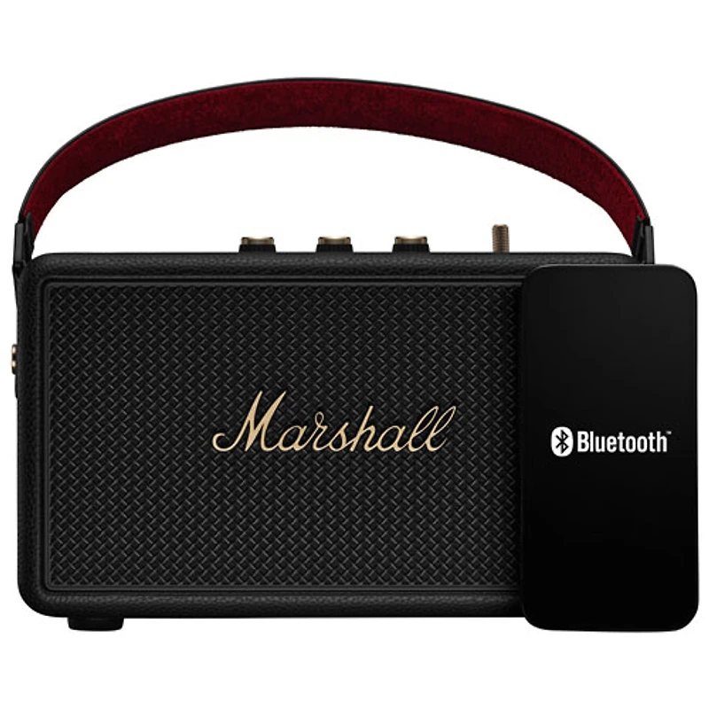 Haut-parleur sans fil Bluetooth étanche Kilburn III de Marshall - Noir et laiton