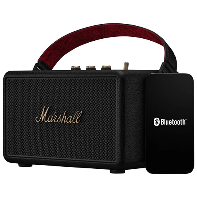 Haut-parleur sans fil Bluetooth étanche Kilburn III de Marshall - Noir et laiton