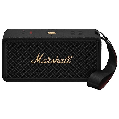 Haut-parleur sans fil Bluetooth étanche Middleton II de Marshall - Noir et laiton