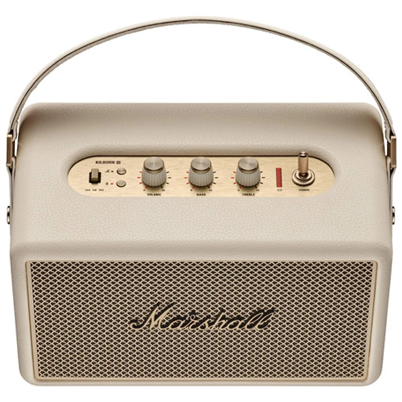 Haut-parleur sans fil Bluetooth étanche Kilburn III de Marshall - Crème