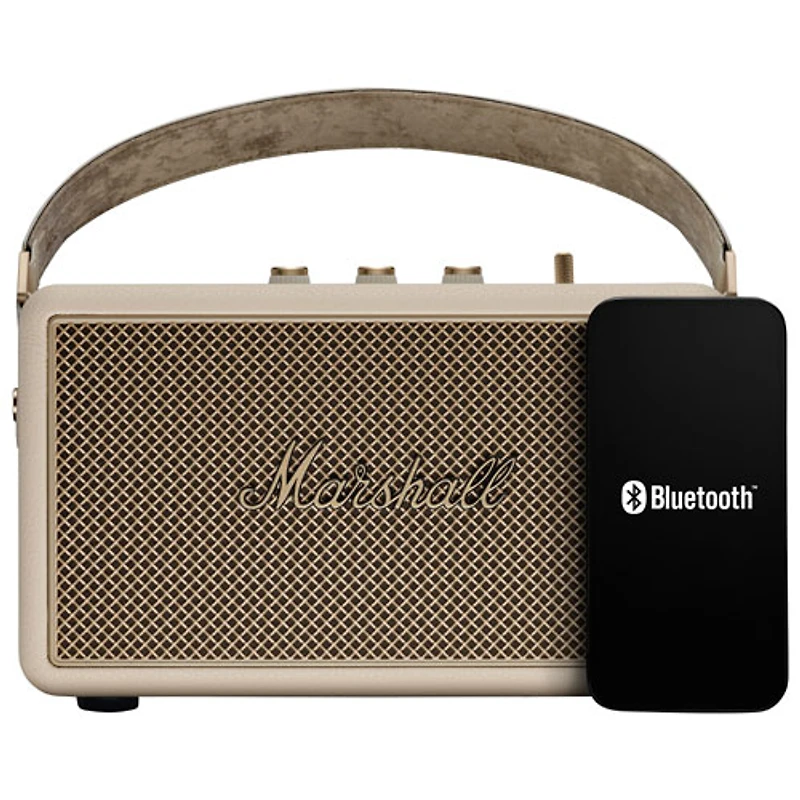Haut-parleur sans fil Bluetooth étanche Kilburn III de Marshall - Crème