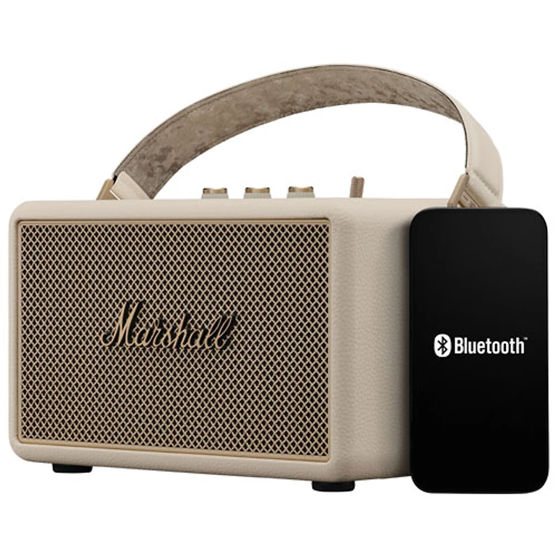 Haut-parleur sans fil Bluetooth étanche Kilburn III de Marshall - Crème