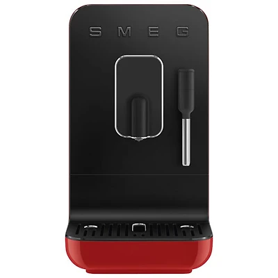 Smeg x Porsche Automatic Espresso Machine with Frother and Coffee Grinder - Red Salzburg Limited Edition