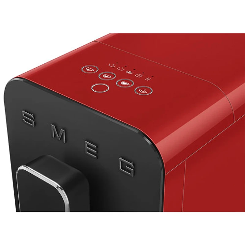 Smeg x Porsche Automatic Espresso Machine with Frother and Coffee Grinder - Red Salzburg Limited Edition