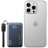 INIU Pocket Pro 10000 mAh 45W USB-C/USB-A Power Bank - Black
