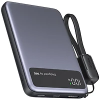 INIU Pocket Pro Slim 10000 mAh 45W USB-C/USB-A Power Bank - Black