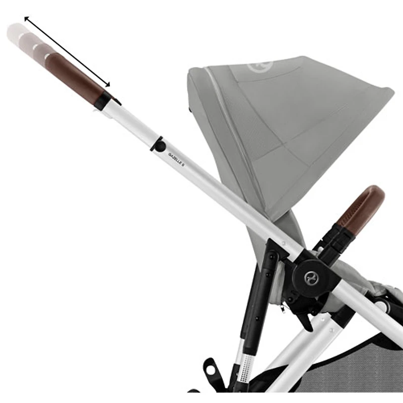 Cybex Gazelle S Full-Size Convertable Stroller - Stone Grey