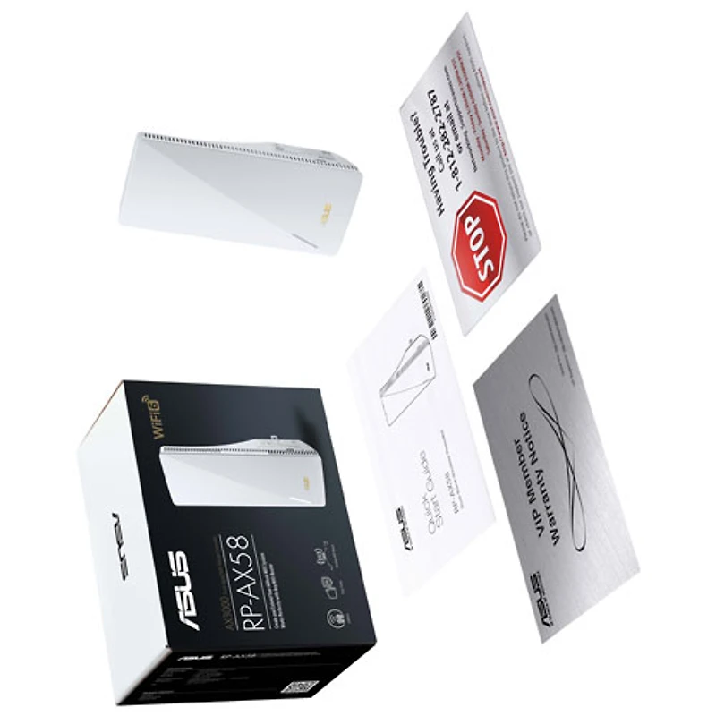 ASUS Wireless Dual Band Wi-Fi 6 Range Extender (RP-AX58)