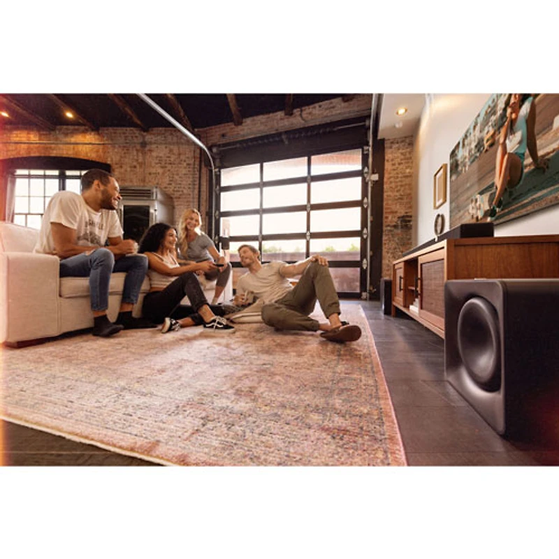 Haut-parleur d'extrêmes graves Flexus SUB 200 de 12 po de Klipsch - Unité - Noir