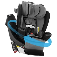 Evenflo Gold Revolve360 Extend All-in-One Convertible High-back Booster Car Seat w/ SensorSafe - Moonstone Grey