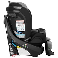 Evenflo Gold Revolve360 Extend All-in-One Convertible High-back Booster Car Seat w/ SensorSafe - Moonstone Grey