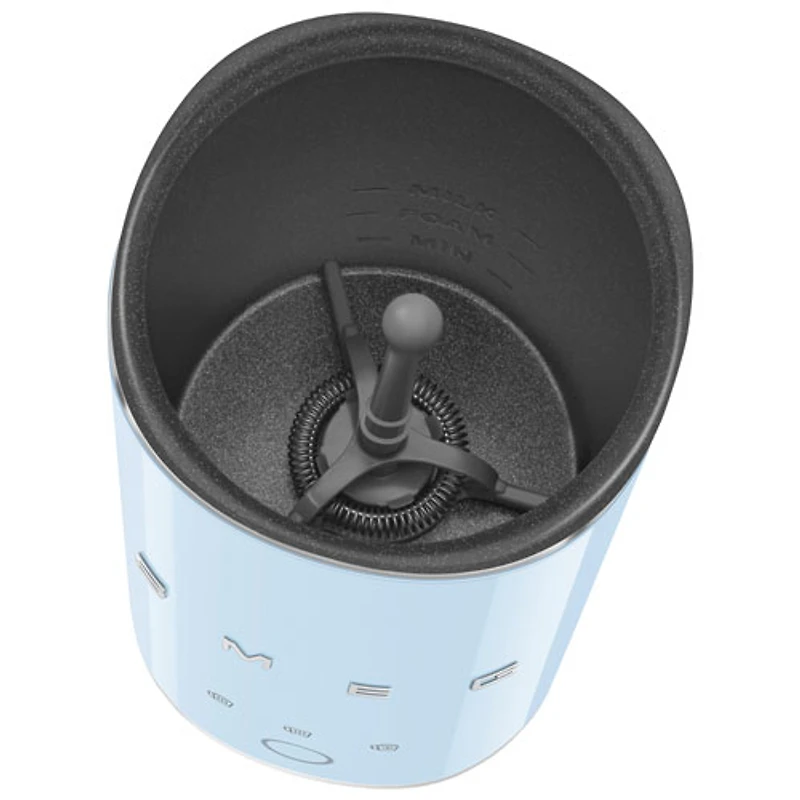 Smeg 50's Style Electric Milk Frother - Pastel Blue