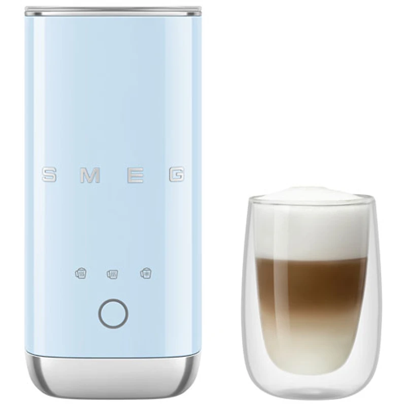Smeg 50's Style Electric Milk Frother - Pastel Blue