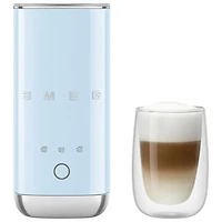 Smeg 50's Style Electric Milk Frother - Pastel Blue