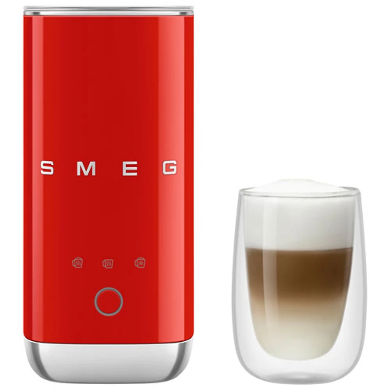 Mousseur à lait électrique Années 50 de Smeg - Rouge