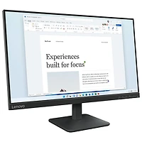 Lenovo 24" 100Hz 6ms GTG IPS LED Monitor (68C2KCC1UZ) - Raven Black