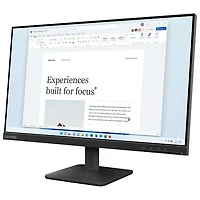 Lenovo 24" 100Hz 6ms GTG IPS LED Monitor (68C2KCC1UZ) - Raven Black