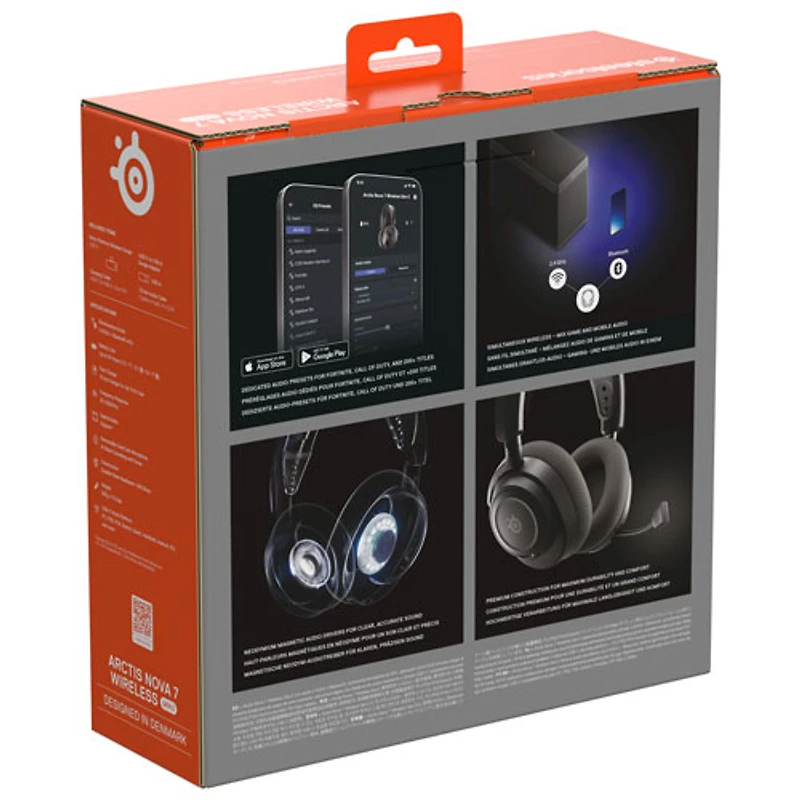 SteelSeries Arctis Nova 7 (Gen 2) Wireless Gaming Headset - Black
