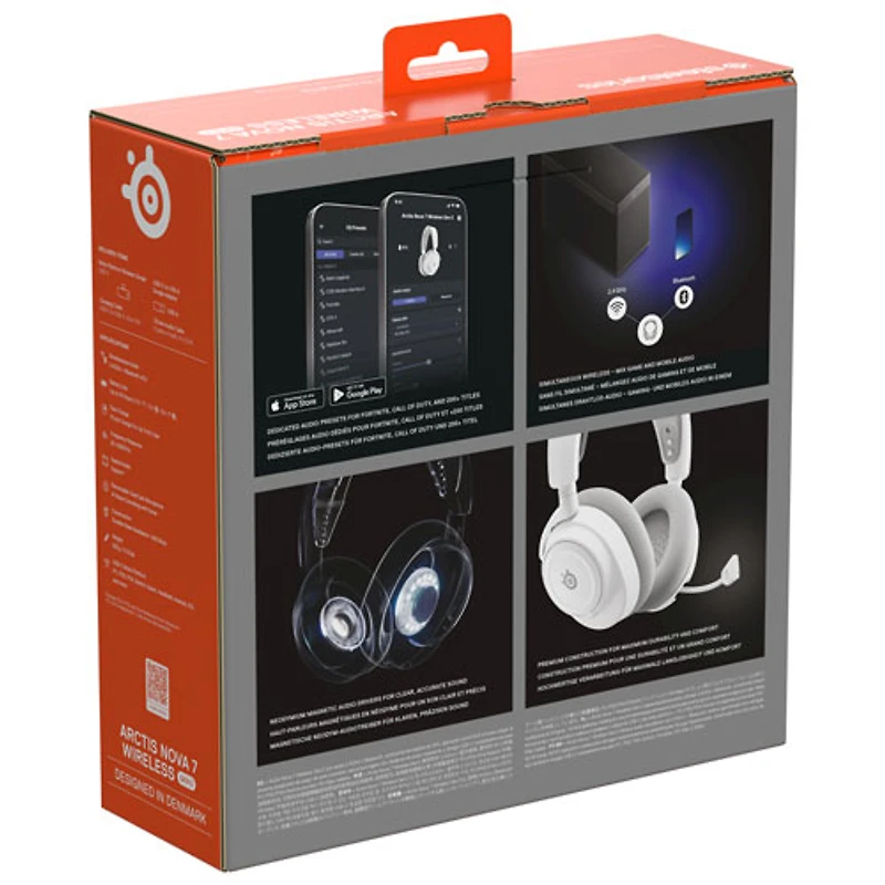 SteelSeries Arctis Nova 7 (Gen 2) Wireless Gaming Headset - White