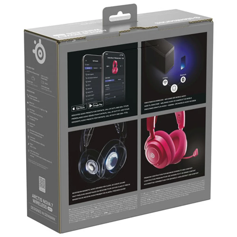 SteelSeries Arctis Nova 7 (Gen 2) Wireless Gaming Headset - Magenta