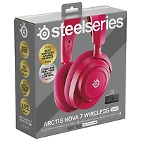 SteelSeries Arctis Nova 7 (Gen 2) Wireless Gaming Headset - Magenta