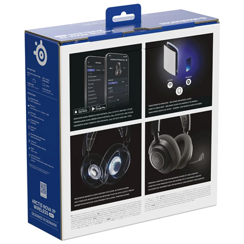 SteelSeries Arctis Nova 7P (Gen 2) Wireless Gaming Headset - Black