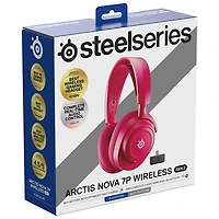 SteelSeries Arctis Nova 7P (Gen 2) Wireless Gaming Headset - Magenta