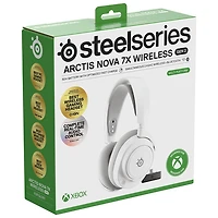 Casque de jeu sans fil Arctis Nova 7X de 2e génération de SteelSeries - Blanc