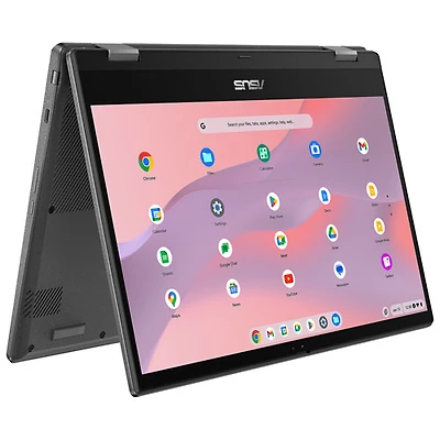 ASUS CM14 Flip 14" Touchscreen Chromebook - Gravity Grey (MediaTek Kompanio 520/128GB eMMC/8GB RAM//ChromeOS)